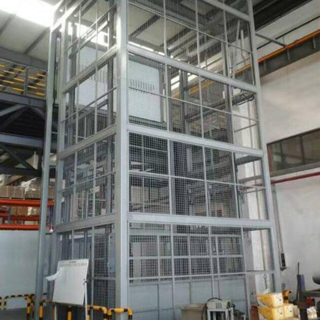 确山导轨式升降平台货梯